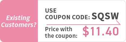 promotional banner for qieto1day with product codes