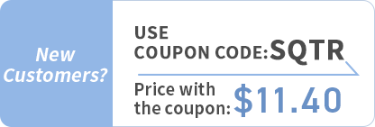 promotional banner for qieto1day with product codes