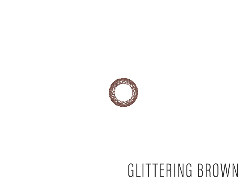 GLITTERING BROWN