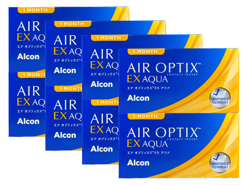 Air Optix Ex Aqua (Night & Day Aqua) 8-Boxes (24 Pack)