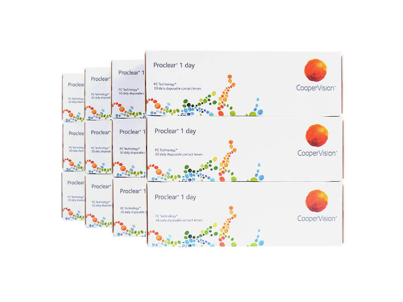 Proclear 1 Day for Hyperopia 12-Boxes (360 Pack)