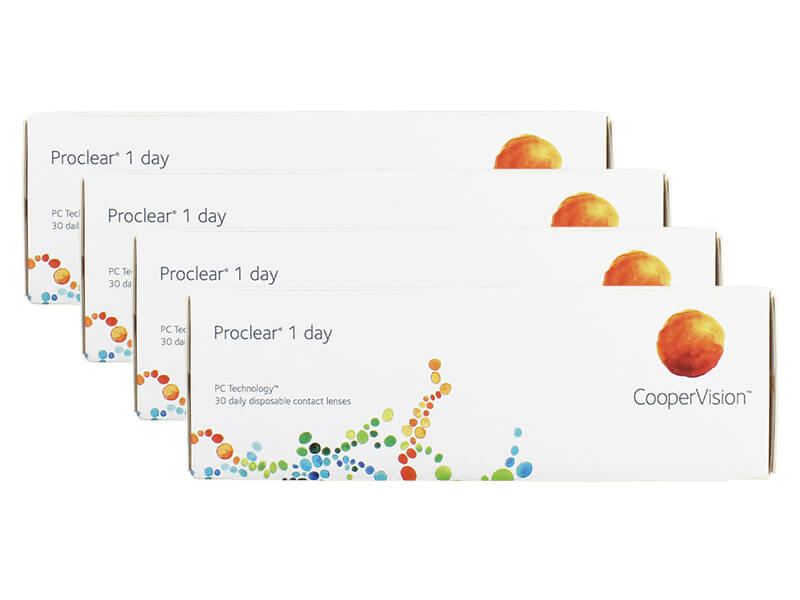 Proclear 1 Day for Hyperopia 4-Boxes (120 Pack)
