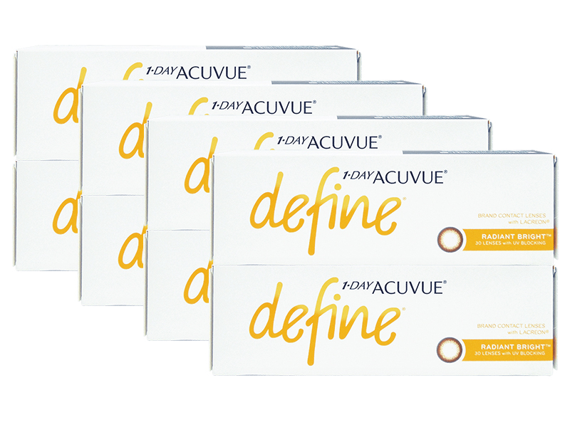 1 Day Acuvue Define Radiant Bright 8-Boxes (240 Pack)