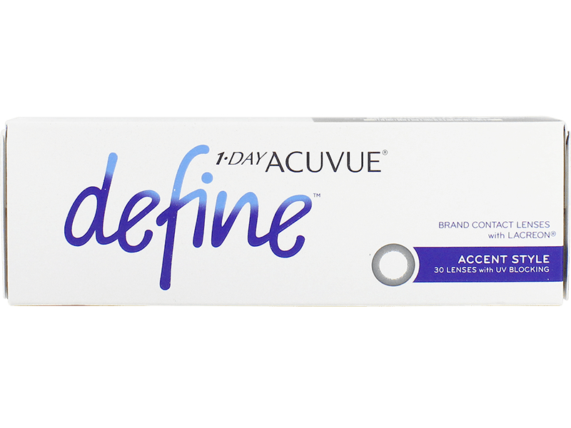 1 Day Acuvue Define Accent Style (30 Pack) Reduced Price. Clearance Overstocked Sale!
