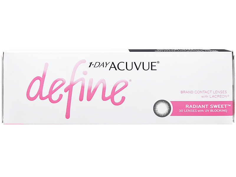 1 Day Acuvue Define Radiant Sweet (30 Pack) Reduced Price. Clearance Overstocked Sale!