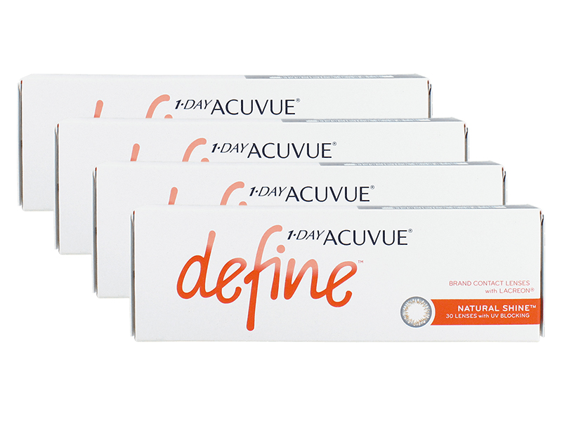 1 Day Acuvue Define Natural Shine 4-Boxes (120 Pack) 