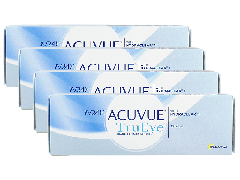 1 Day Acuvue TruEye 4-Boxes (120 Pack)