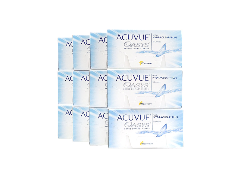 Acuvue Oasys 12-Boxes (72 Pack)