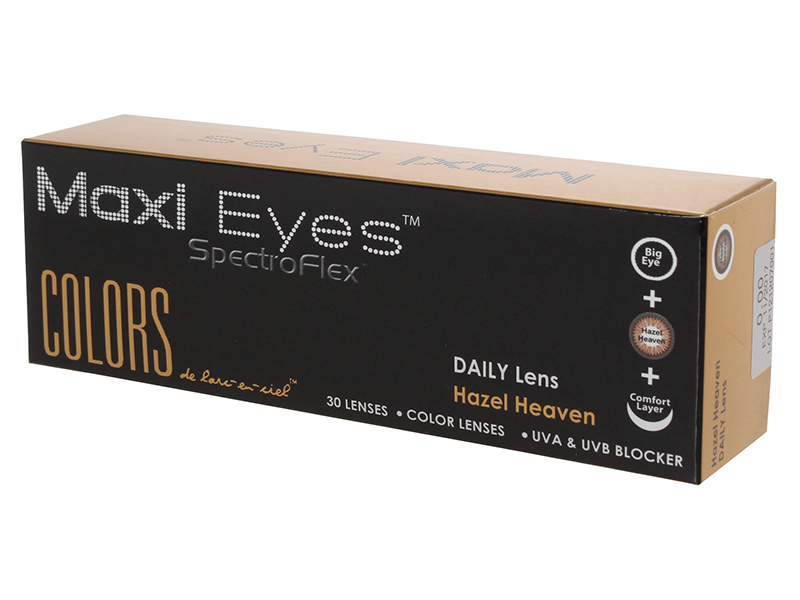 Maxi Eyes Colours Hazel Heaven Daily (30 Pack) Maxi Eyes Colours Hazel Heaven Daily (30 Pack)
