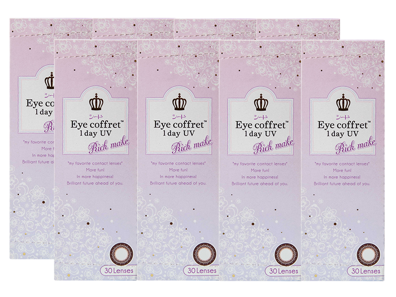 Eye Coffret 1day UV (Rich make)  8-Boxes (240 Pack)