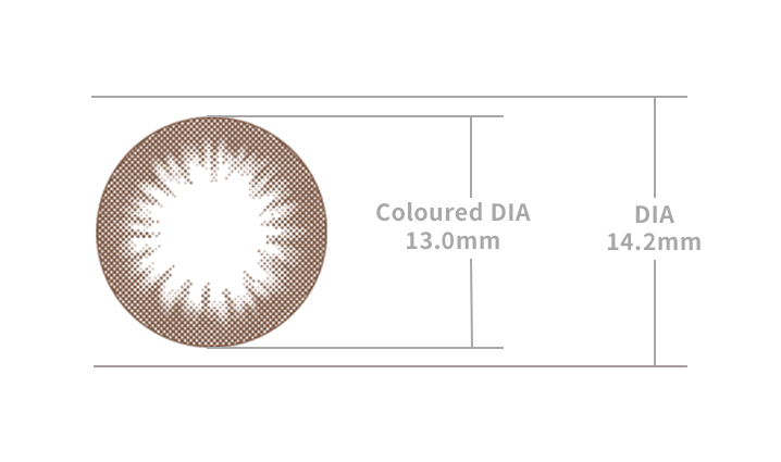 Coloured DIA 13.0mm DIA 14.2mm